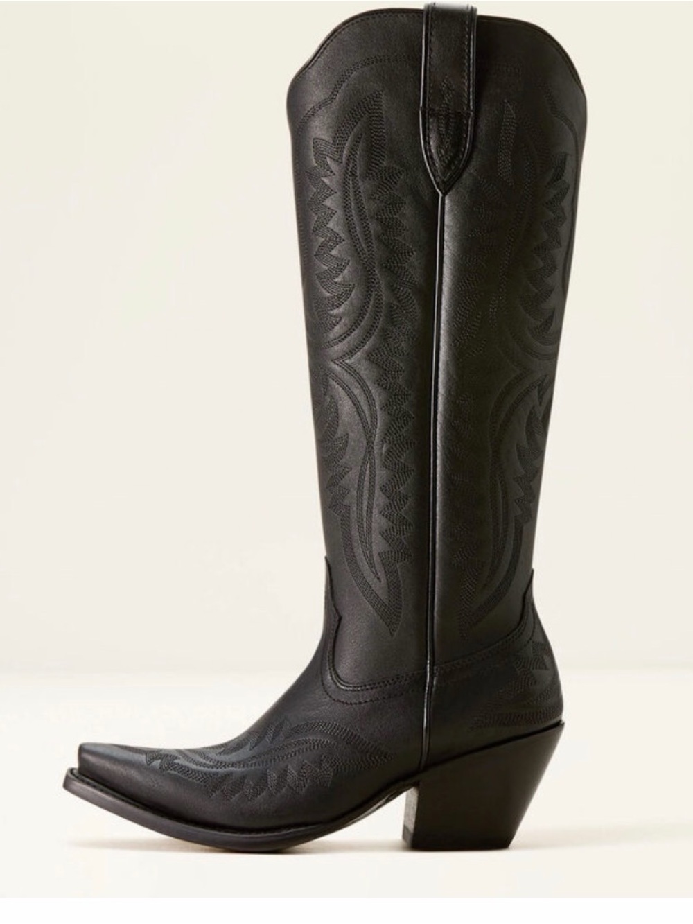 Ariat Black Tall Leather Boot - Picture 2 of 2
